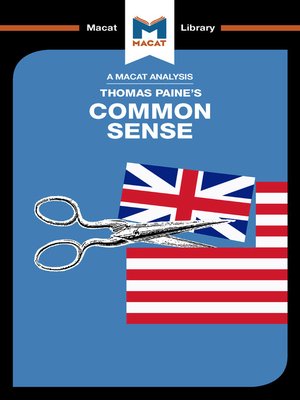 cover image of An Analysis of Thomas Paine's Common Sense